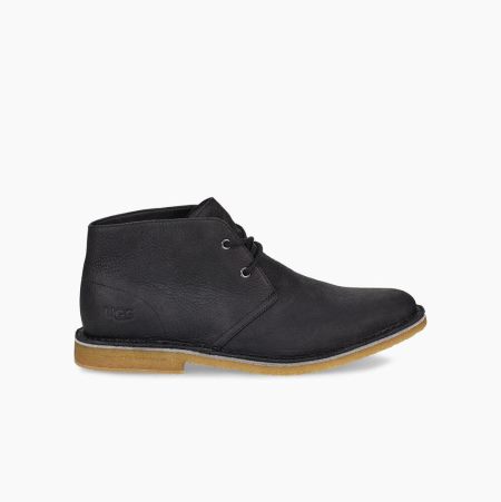 UGG Groveland Chukka - Desert Boots Herre - Svart (NO-L637)